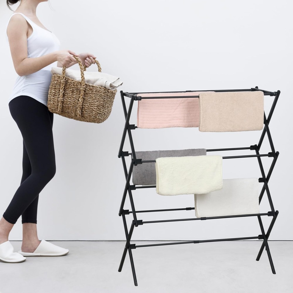 Small Foldable Portable Clothes Drying Rack