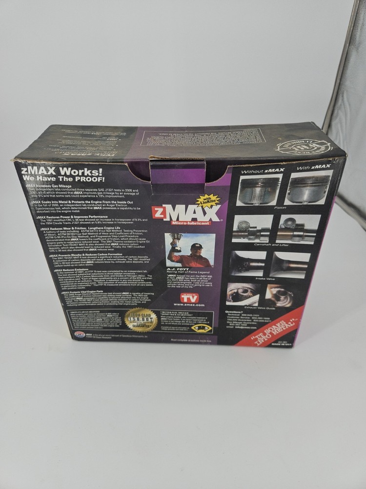 zMAX With Linkite Power System Micro Lubricant Trans Small Engine Fuel Formula