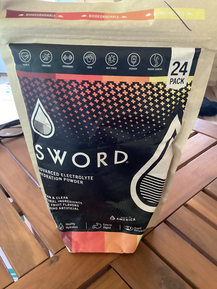 Sword ~ Advanced Electrolyte Hydration Powder ~*Berry*~ 24 Pack ~ Sealed