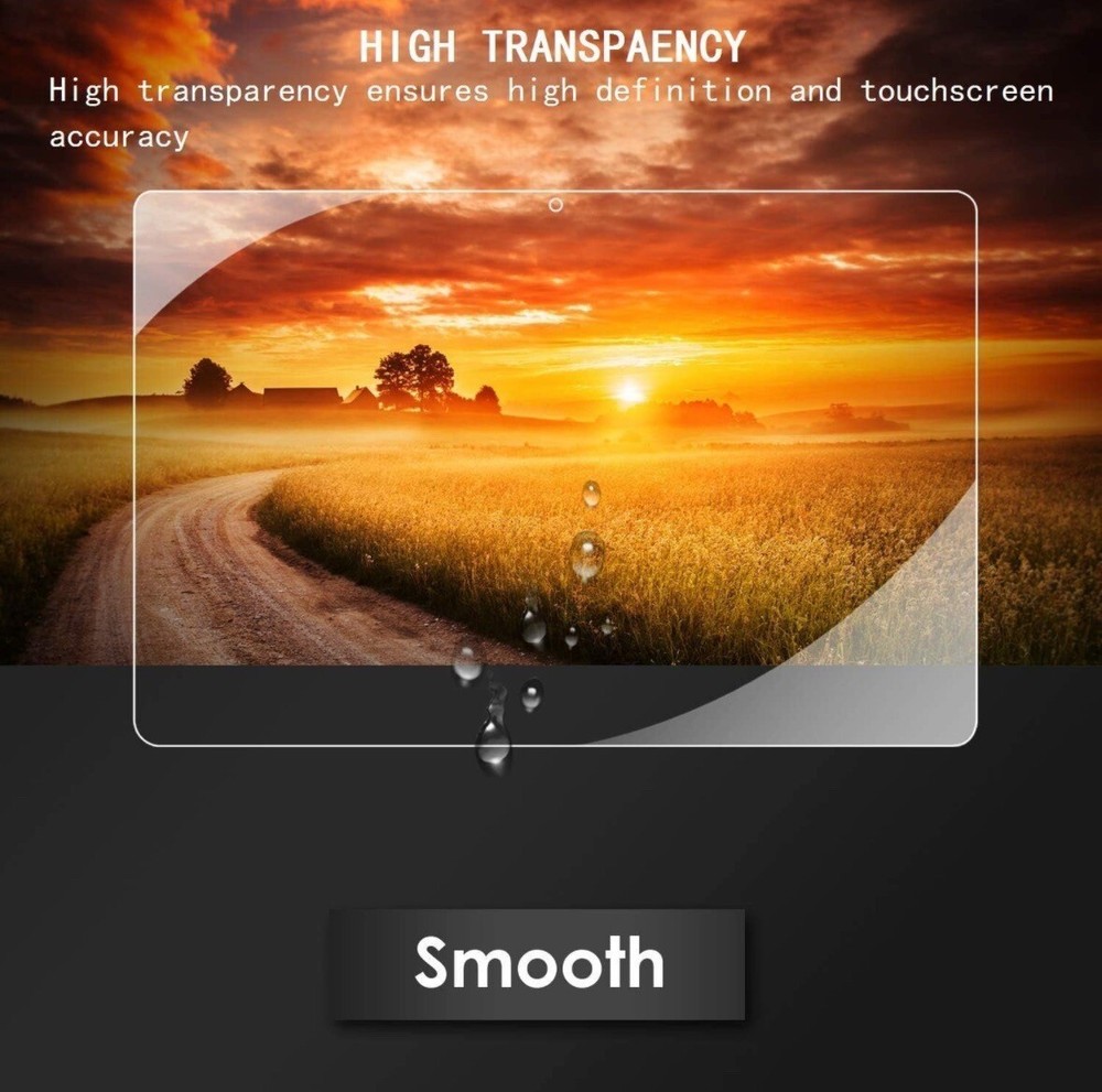 Square Register Screen Protector, Tempered Glass Scratch-Resistant / Easy Instal