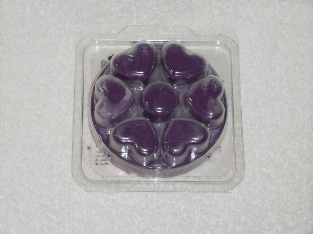 Partylite Ebony & Plum Scent Plus Heart Melts 6 pc -- NIB
