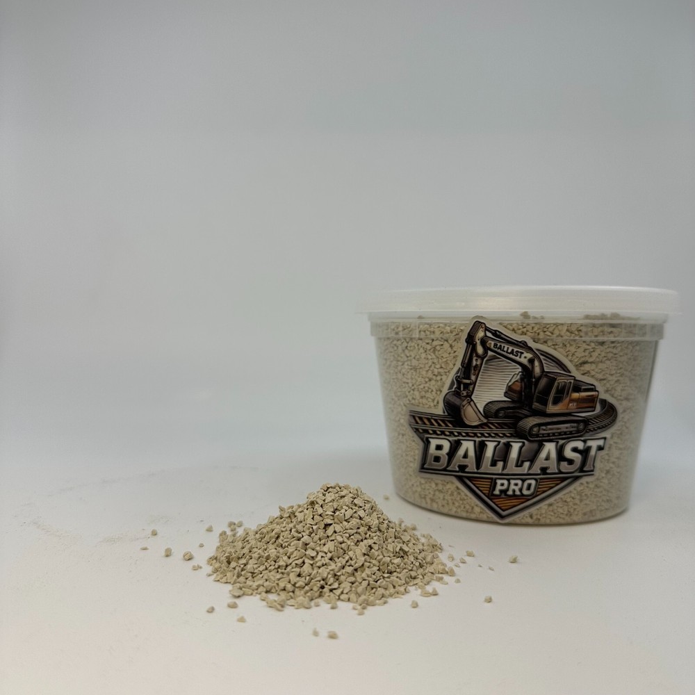 MODEL RAILROAD BALLAST TRAIN DIECAST CONSTRUCTION - SAND MEDIUM BALLAST