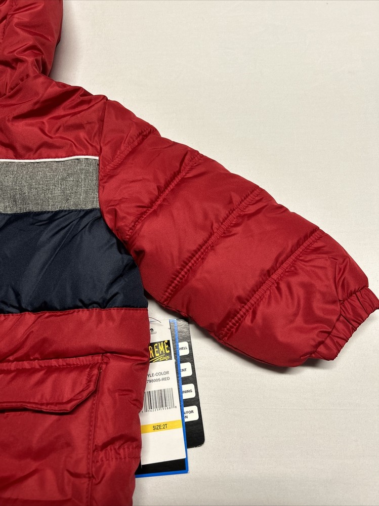 iXtreme Boys Winter Jacket Coat - Size 2T - Red - NWT