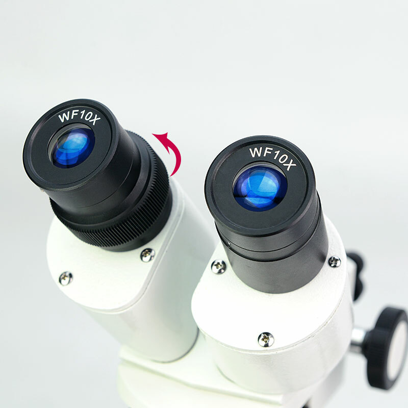 Binocular Stereo Microscope 20X 40X w/ Top Bottom LED Lights for PCB Dissecting