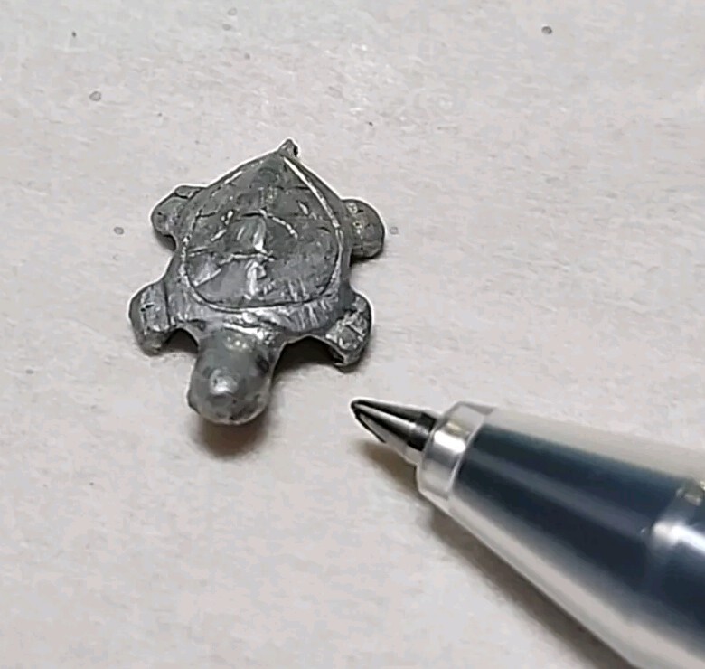 Pewter Turtle Figurine