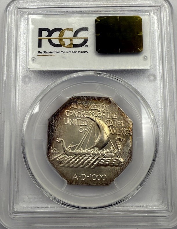 1925-Norse American Medal-THIN Example-PCGS MS 62 CAC-Rare THIN + CAC