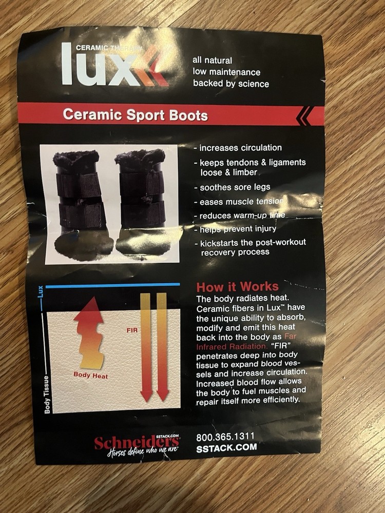 Schneider’s Lux Ceramic Therapy Sport Boots Medium
