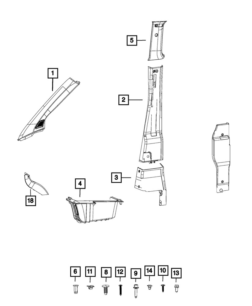 Genuine Mopar Bolt 68245520AA