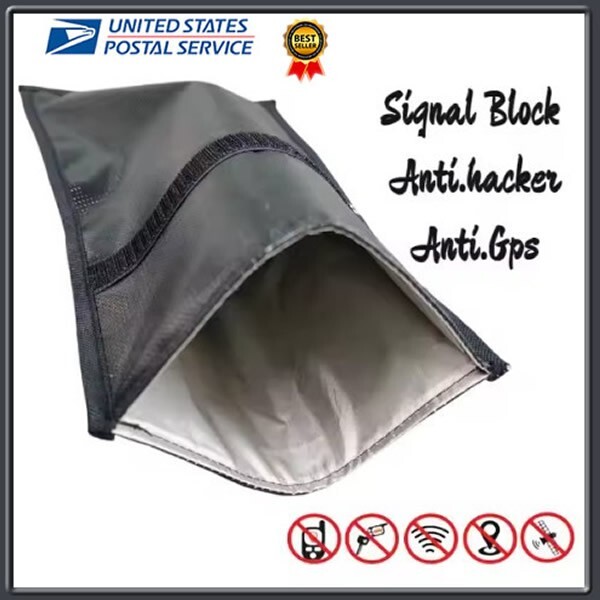 Faraday Bag Fireproof & Water Resistant Bag Anti-Theft Hacking Pouch Case 4 Pack