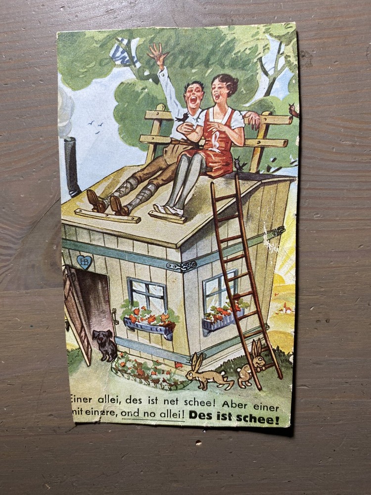 Old Postcard From Germany To Palestine 1932