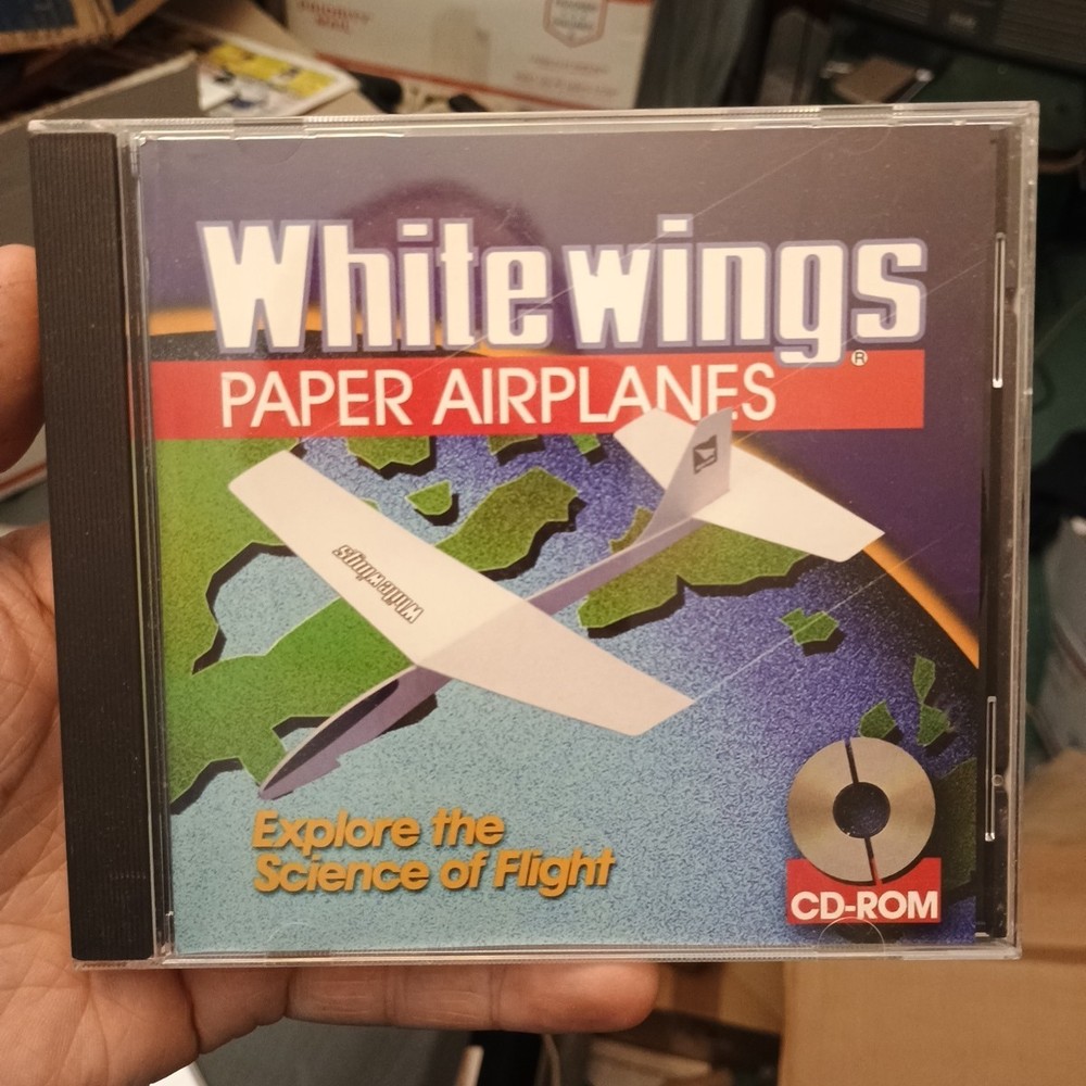 White Wings Paper Airplanes Cd Rom 1996 Pc / Mac Windows