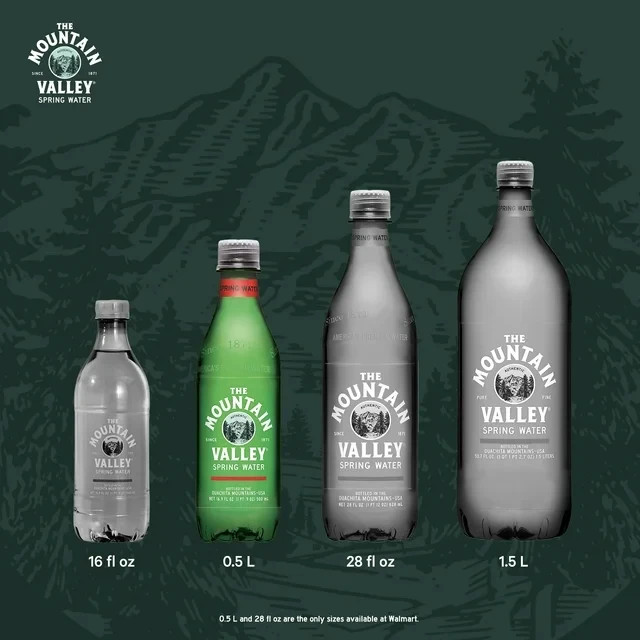 Mountain Valley Spring Water, 16.9 fl oz, 6-pack Plastic Bottles