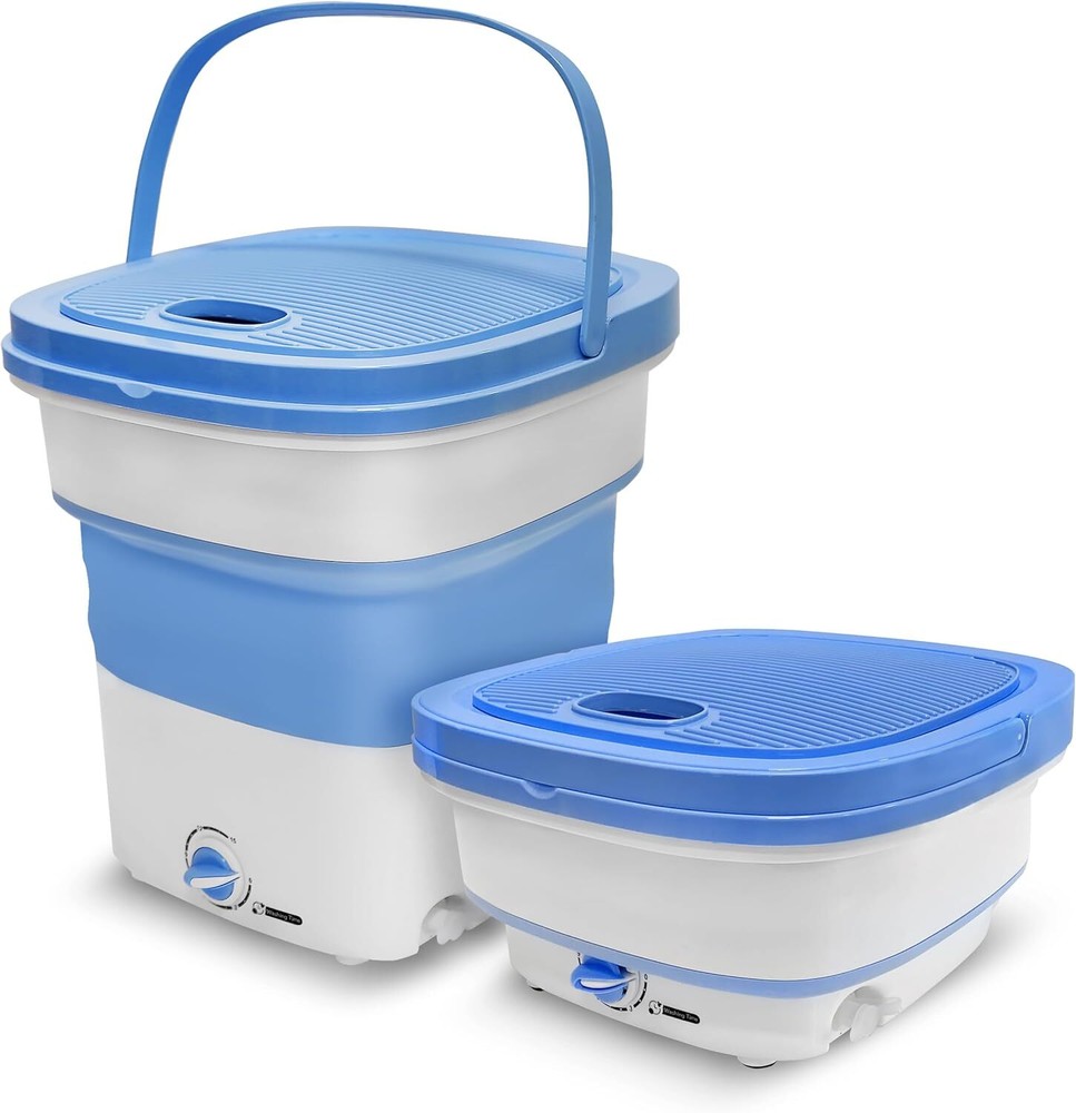 Pyle Pure Clean Foldable Mini Washing Machine – Portable & Lightweight