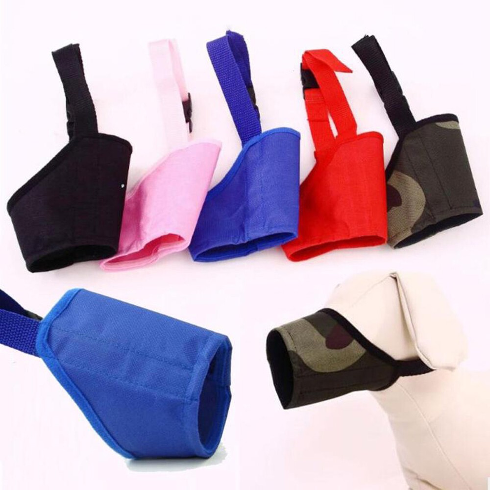 Dog Safety Muzzle Muzzel Adjustable Biting Barking Chewing Small Medium Large A