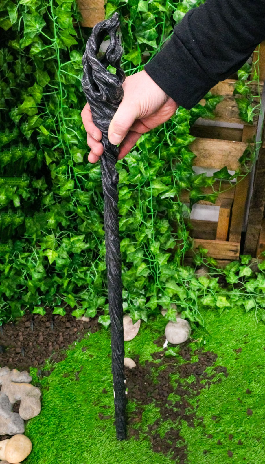 Dark Magic Witchcraft Grand High Witch Twisted Vines Swagger Cane Staff 37"