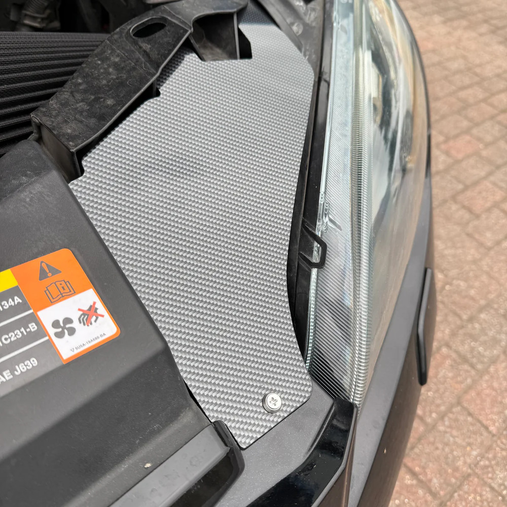 Mk2 (Pre-Facelift) Ford Focus inc ST Slam Panel Ends - Carbon Effect Plastic