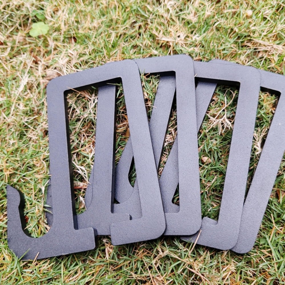AR500 2x4 Brackets Holders for Shooting Target Stand 4 Pack Black