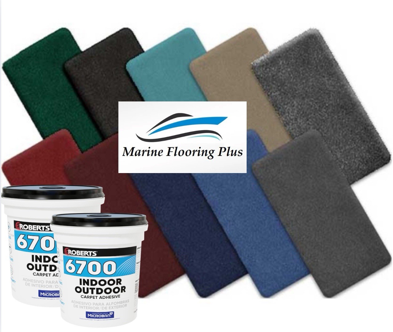 Bass Boat Pontoon Marine Carpet & Glue Option -6 Ft Wide 20 oz. various lengths
