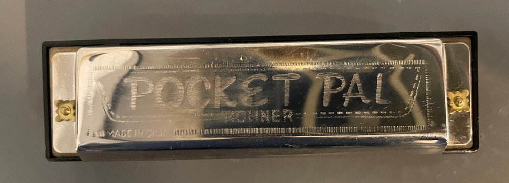 Vintage Hohner Pocket Pal Harmonica Key C