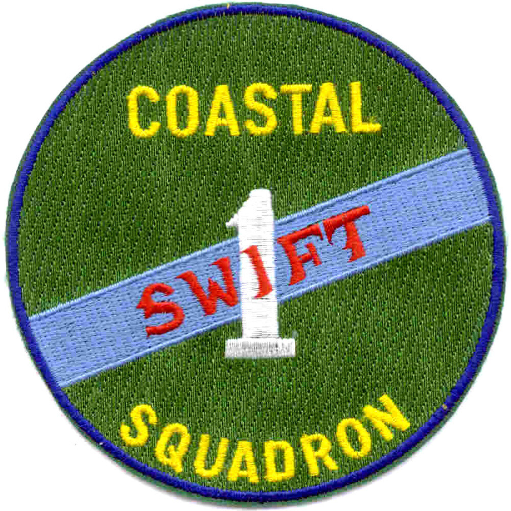 Coastal Squadron 1 Patch Swift Boat Vietnam Green