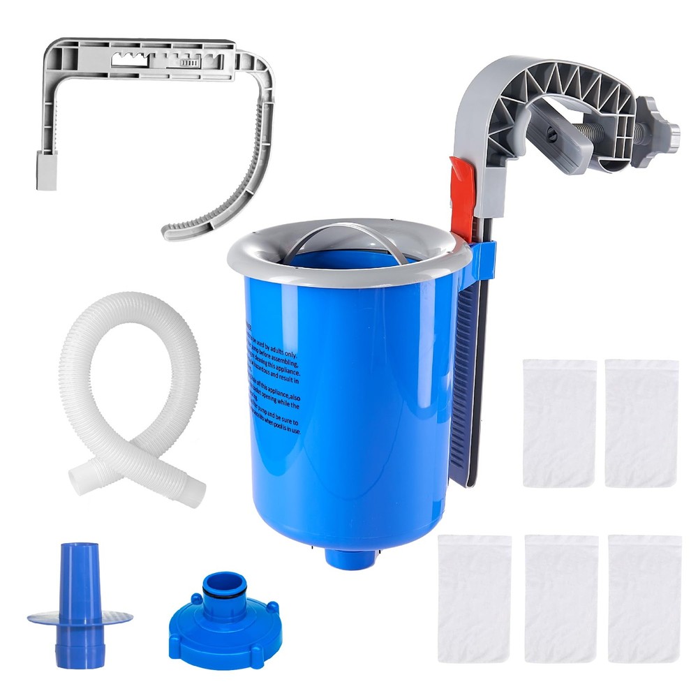 Above Ground Pool Skimmer, Wall Mount Surface Skimmer with Adjustable Bracket...
