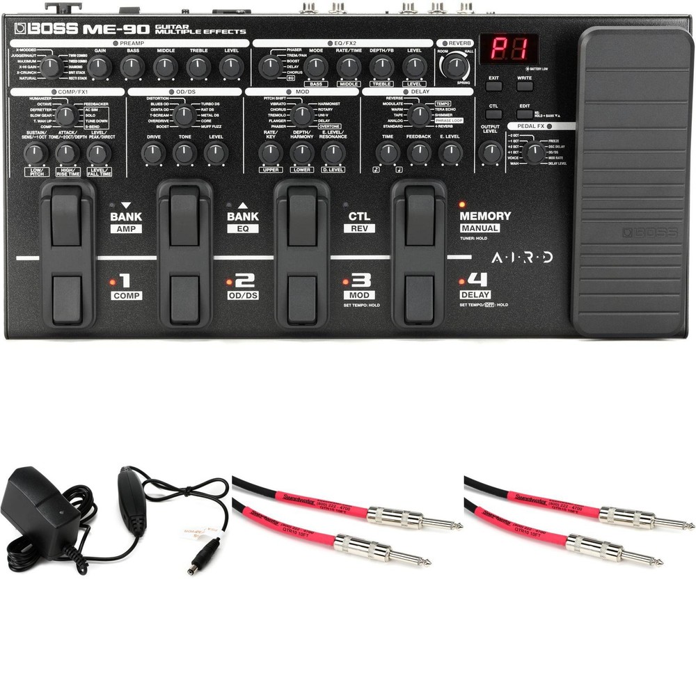 Boss ME-90 Guitar Multi-effects Pedal Cable Bundle