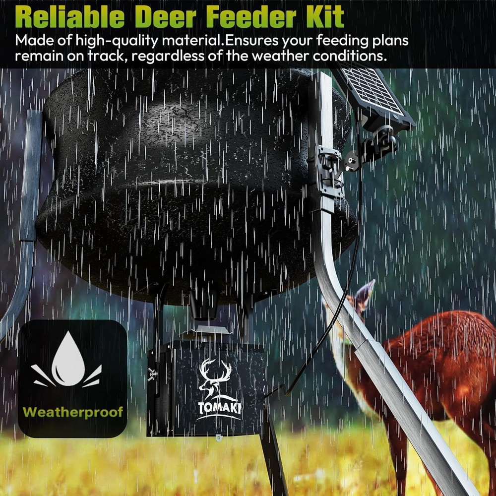 6V Deer Feeder Kit Motor and Timer Metal Kit Digital Game Feeder Timer