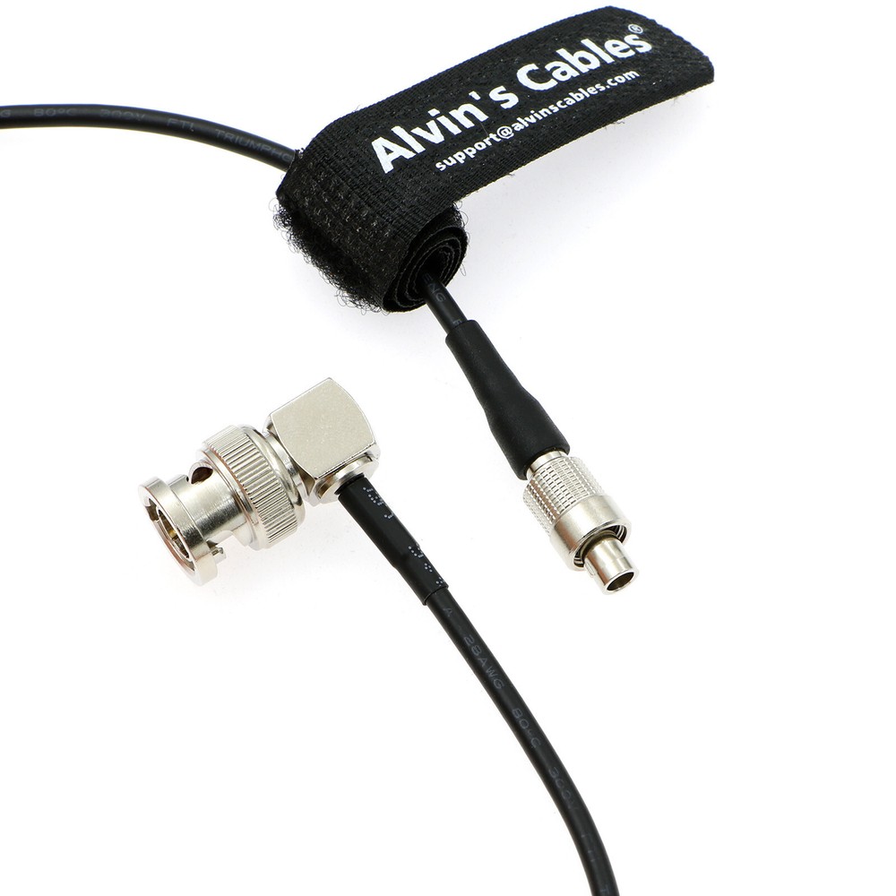 Timecode Cable for Wisycom MTP60 Transmitter Zaxcom ZFR 400 BNC to Micro 3 Pin