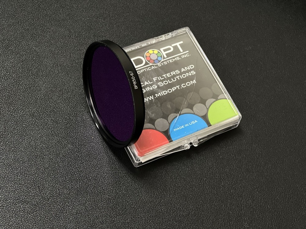 MidOpt BP850-67 Broad Bandwidth NIR Bandpass Filter