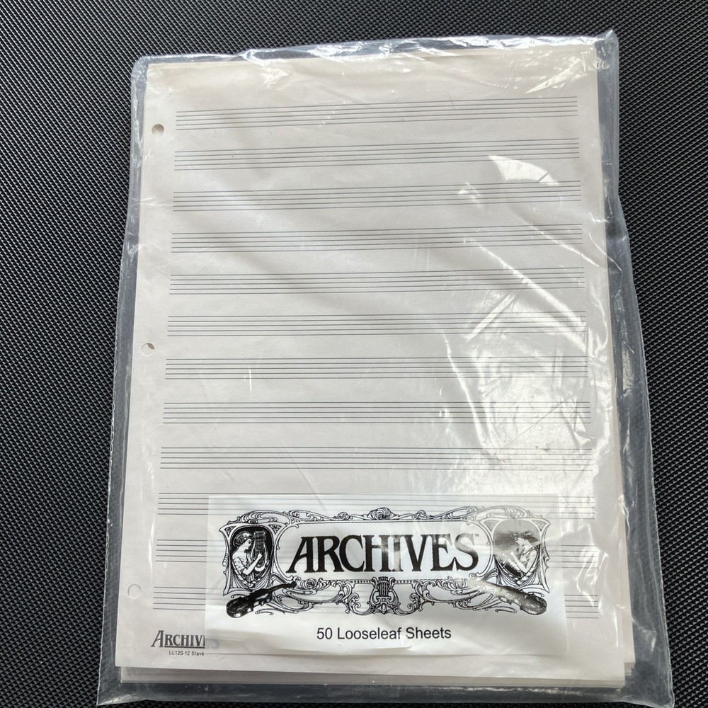 Archives 50 Looseleaf Sheets/LL12S-12 Stave