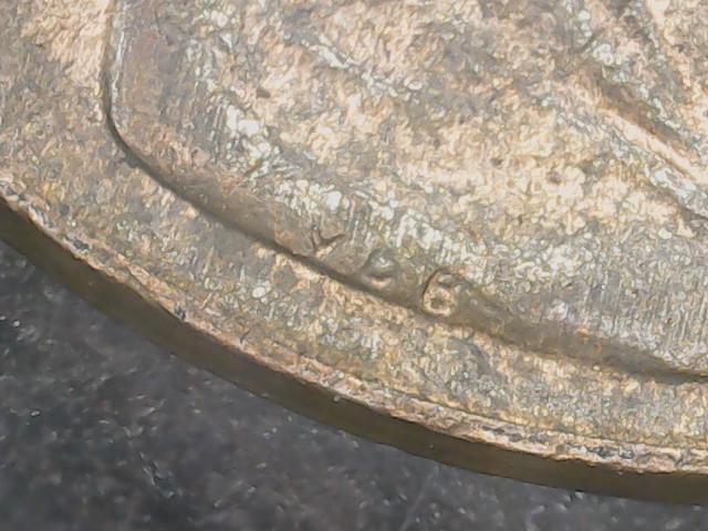 2002-D Lincoln Memorial Cent/Penny, Error, Grease Strike Through, RB