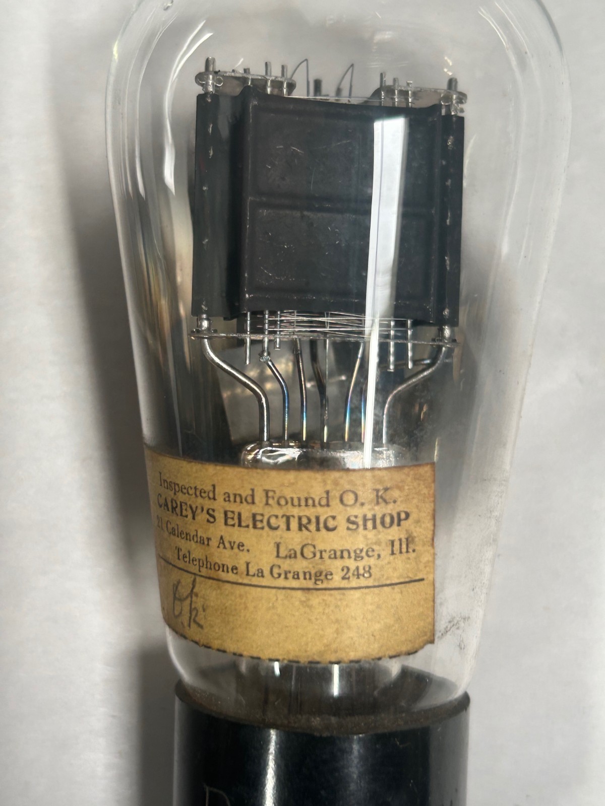 Vintage RCA Number 247 Ballon Globe Electronic Vacuum Tube (A5)