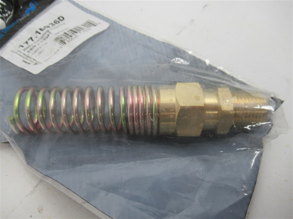 Automann 177.16936D Hose Coupling w/Spring 3/8 x 1/2NPT