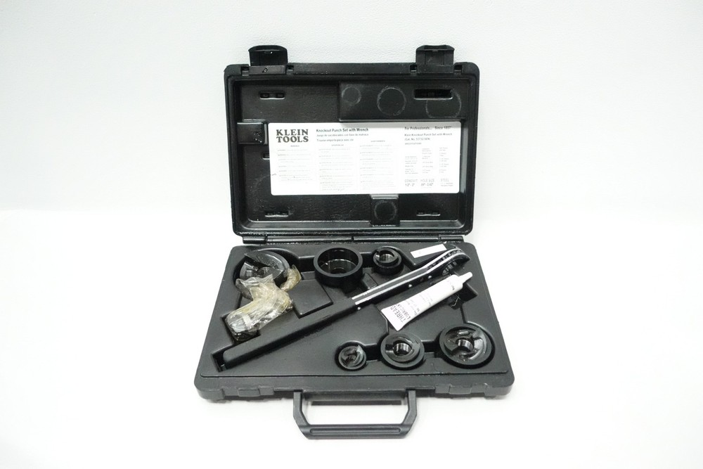 Klein Tools 53732-SEN Knockout Punch Set W/ Wrench