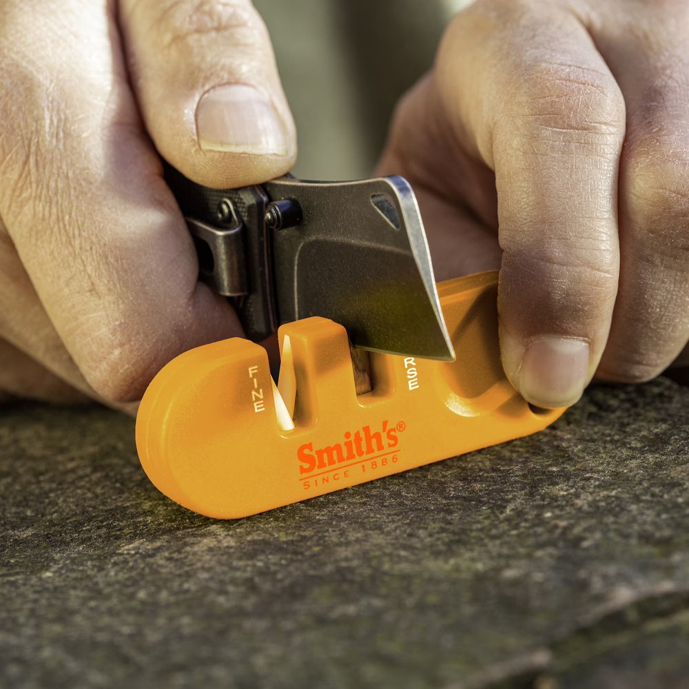 Smith’s 51459 Pocket Pal Knife Sharpener - 2-Pack - Orange