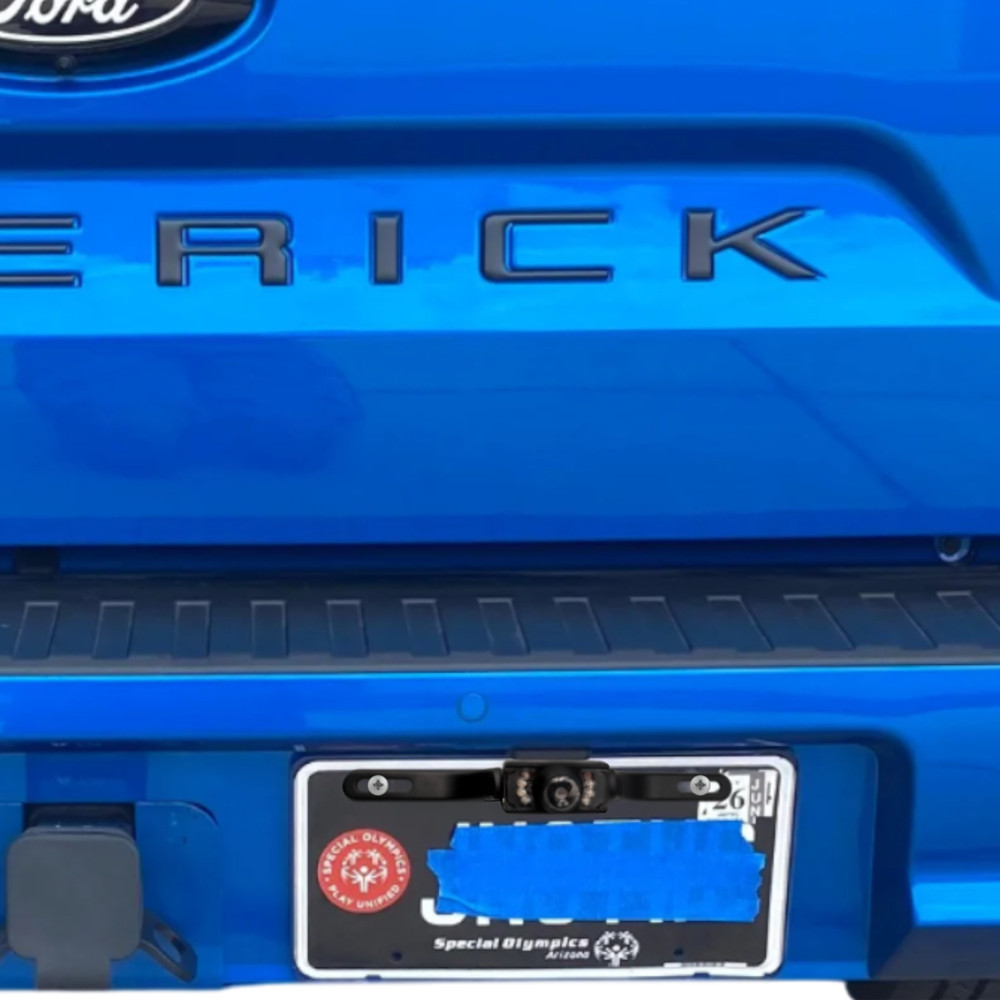 Rear view Backup Plate Camera For Jensen CMR8629 Install Kit