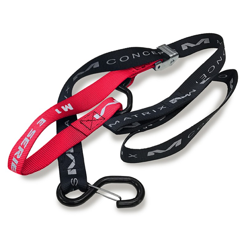 Matrix Concepts E Series 1 Inch Tie Down Set - Red