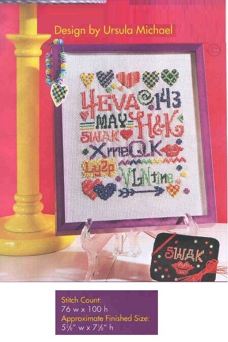 TEENAGE LANGUAGE  -  CROSS STITCH PATTERN ONLY  HM - RYS