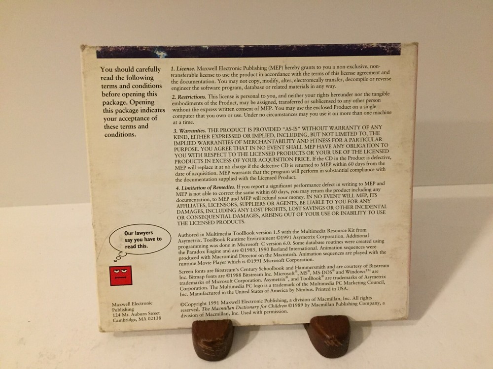 Multimedia Macmillan Dictionary for Children PC CD-Rom