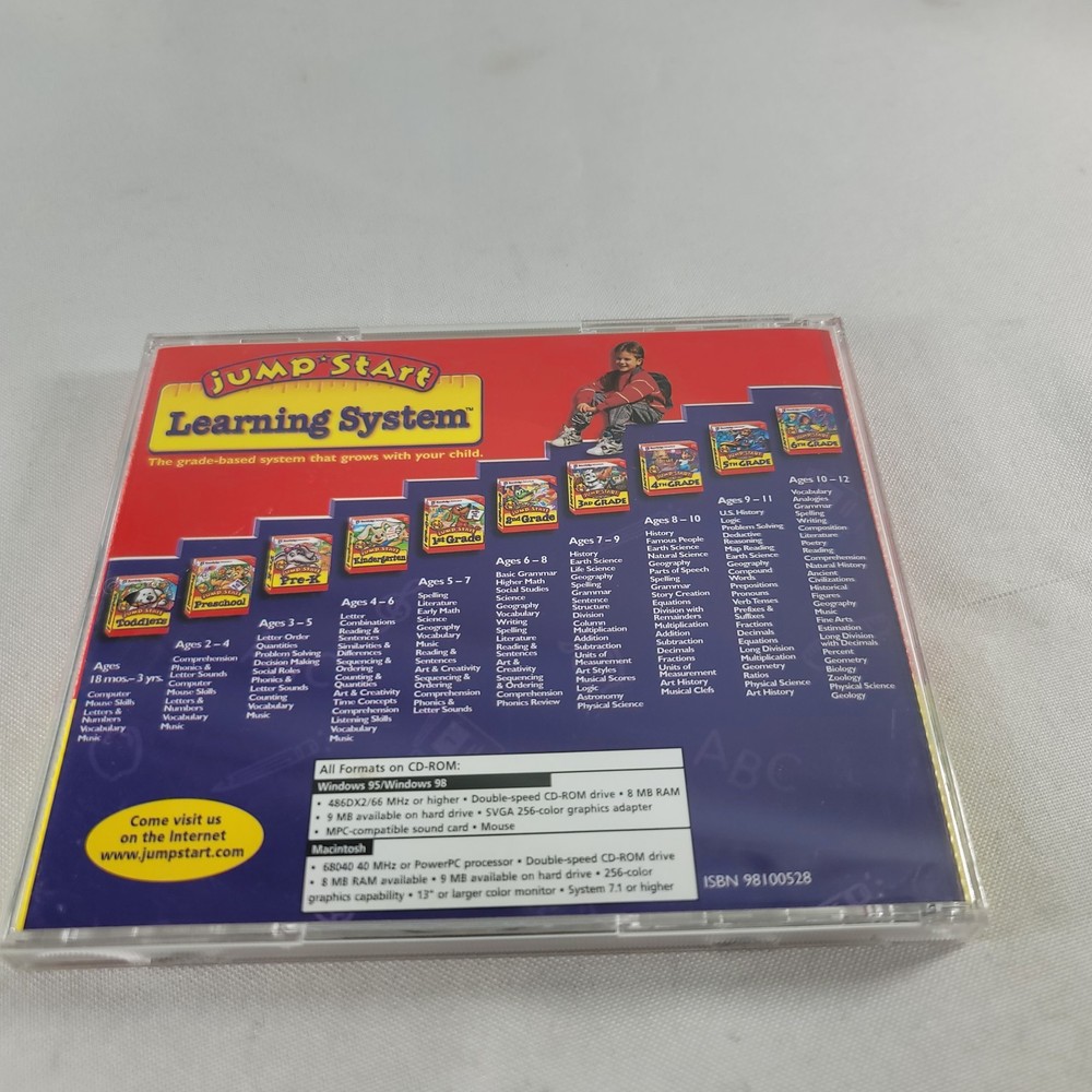 JUMP START: LEARNING SYSTEM 2ND GRADE PC CD-ROM 1996, KNOWLEDGE ADVENTURE CD5288