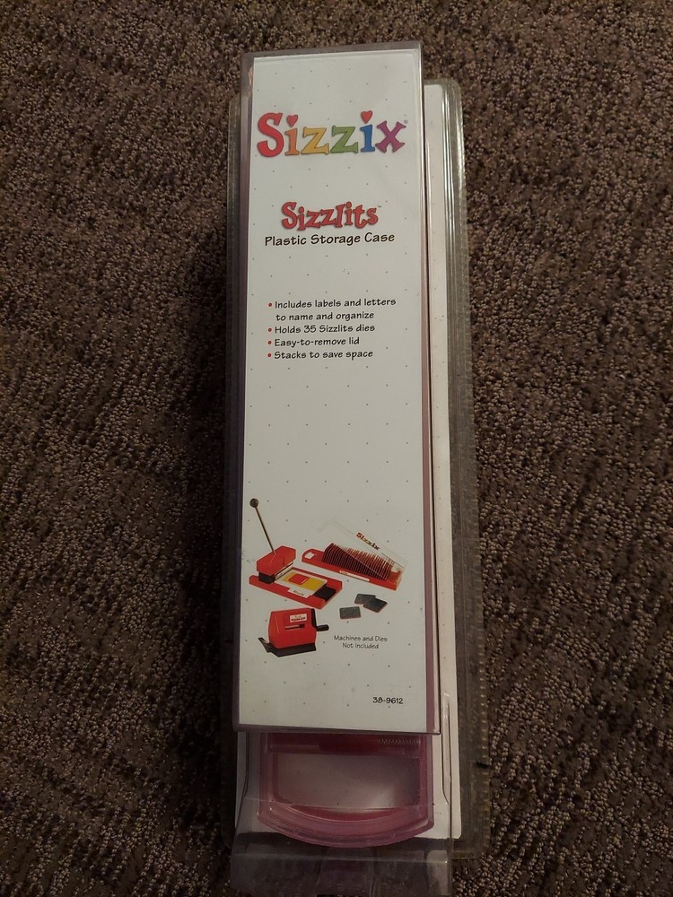 Sizzix Plastic Storage Case, Holds 35 Sizzix