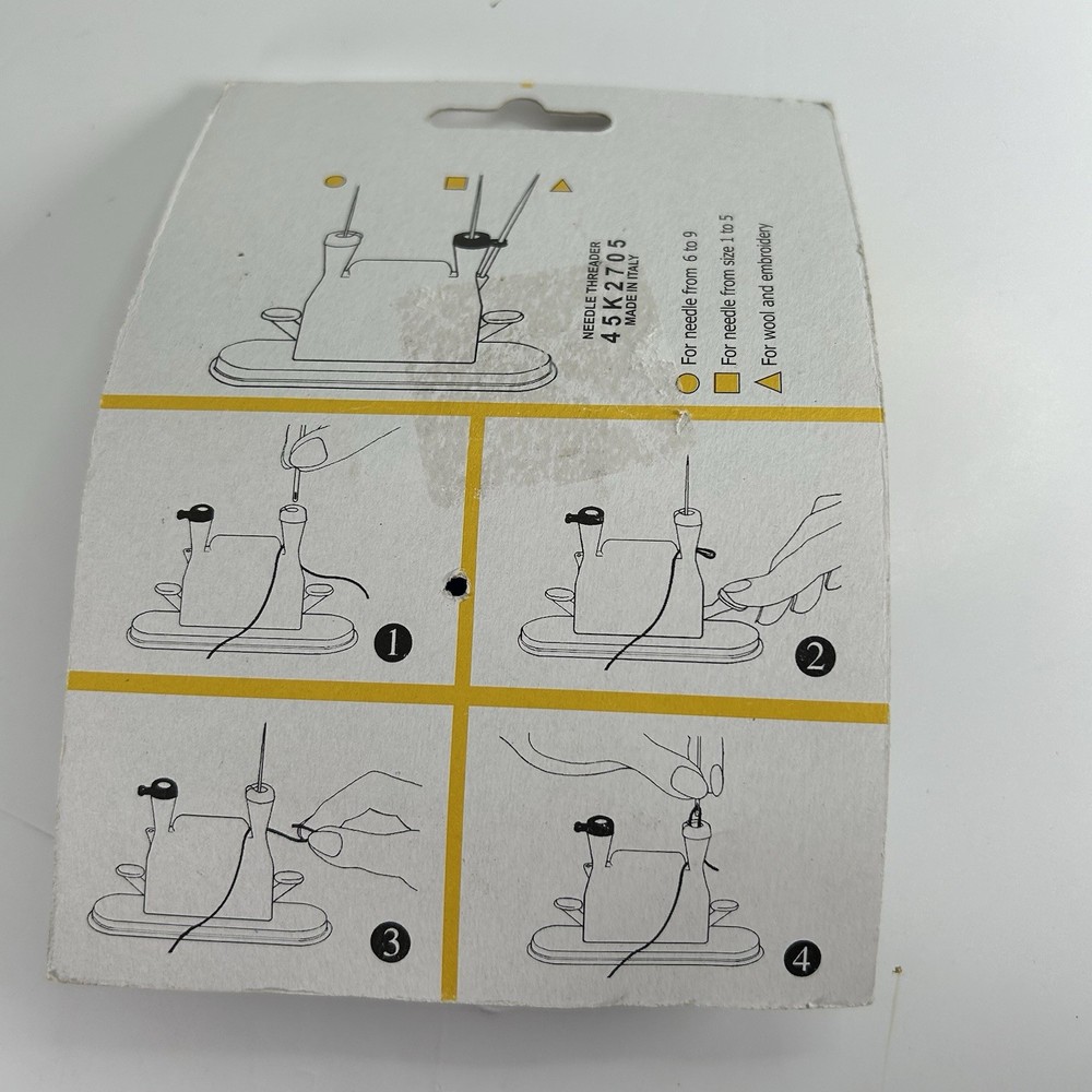 Perfecto Universal Automatic Needle Threader 3 Channels Made in Italy New