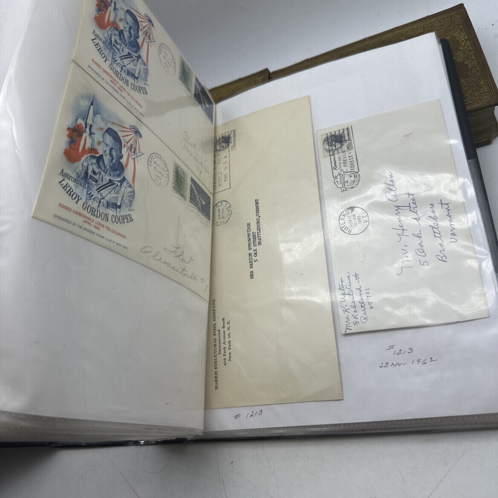 Vintage Stamp Covers Letters Lot 1960-1965 Postal History Collection (AA44)