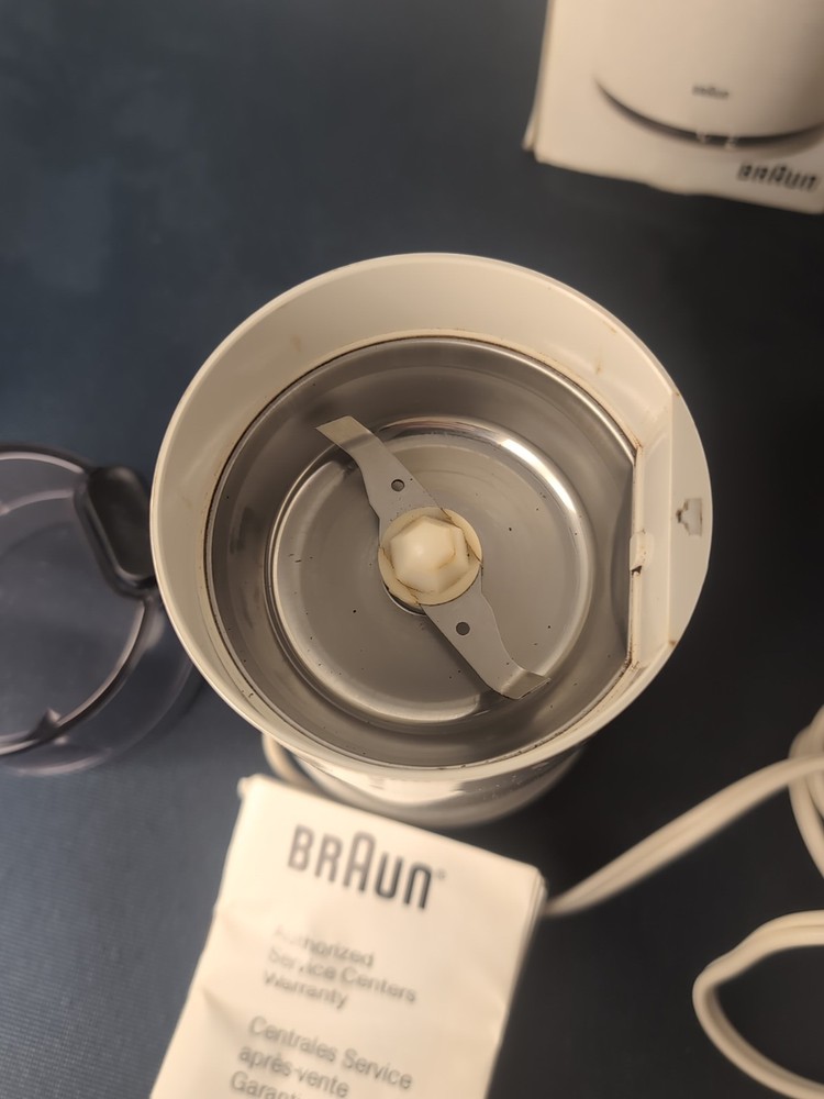 Braun KSM 2 Aromatic Coffee Grinder - White