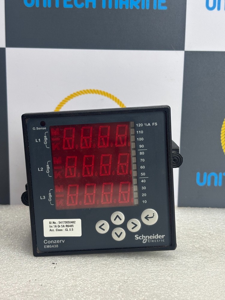 Schneider Electric Conzerv EM6438 Digital Multifunction Meter