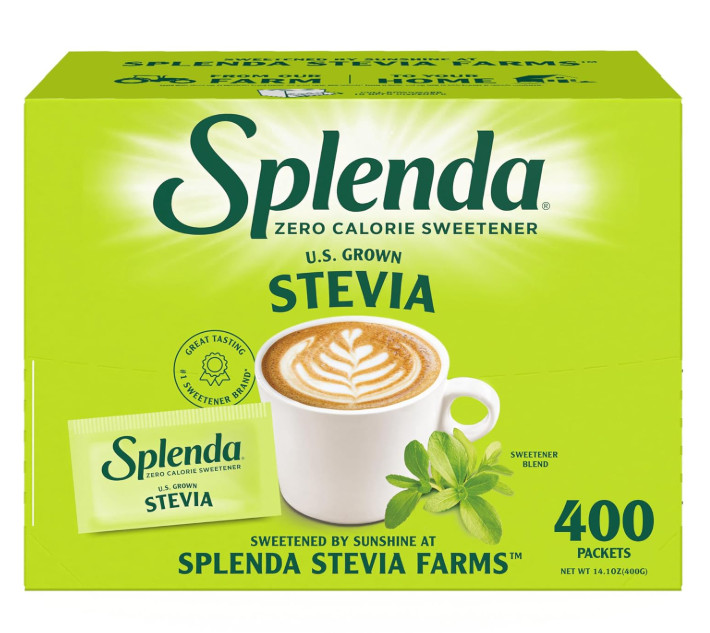 SPLENDA Stevia Zero Calorie Sweetener, 400 Packets