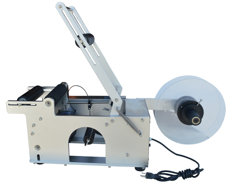 Brand New 1 PC Round Bottle Labeling Machine 110V Powered Labeling Machine