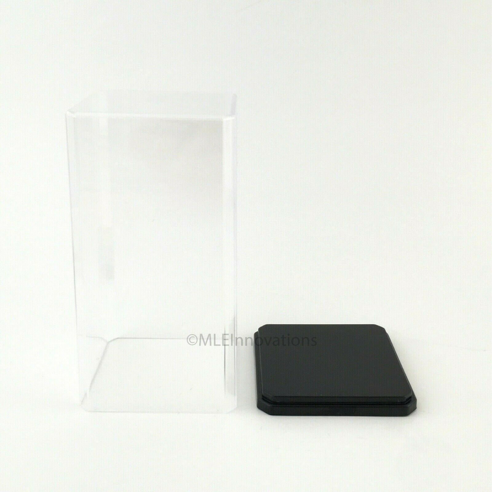 Display Case Tall Small Clear Plastic Box Dust Proof Action Figures Toy Acrylic