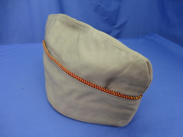 WWII US Color Piped Garrison Cap #76