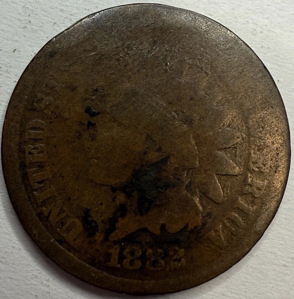 1882 Indian Head Cent Exact Coin Imaged #IND648